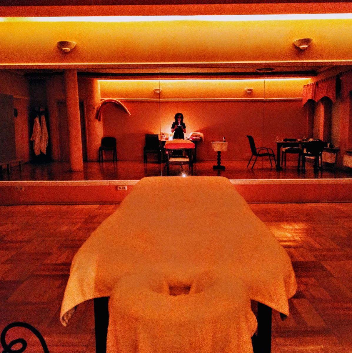 Экзорцист во время работы