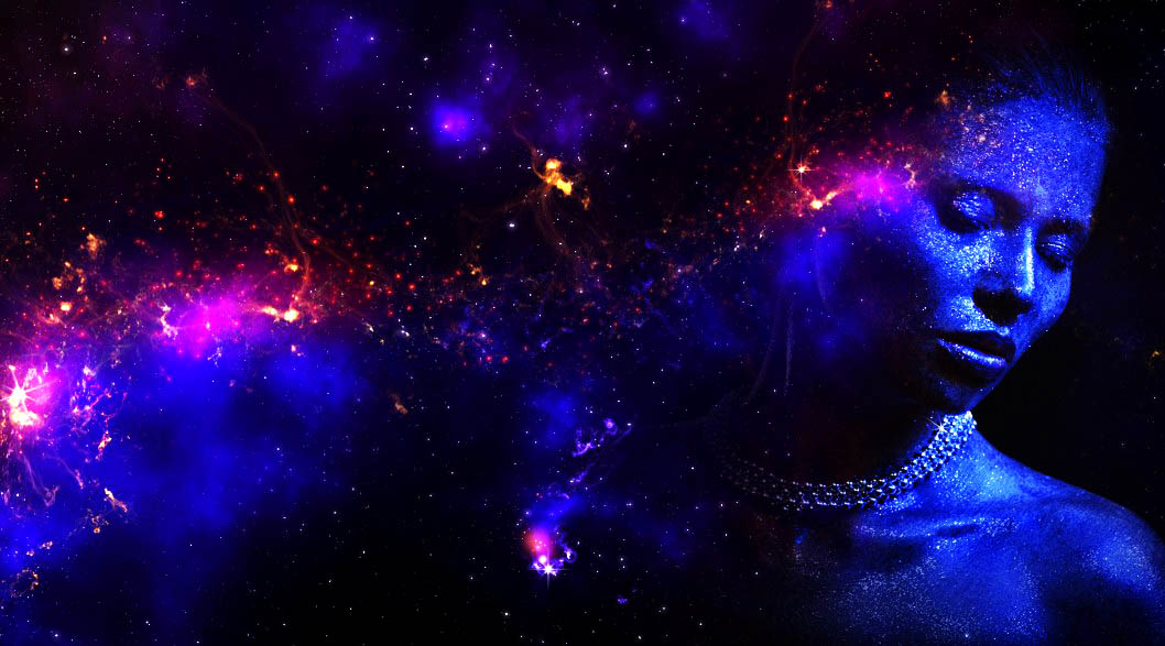 Девушка и космос